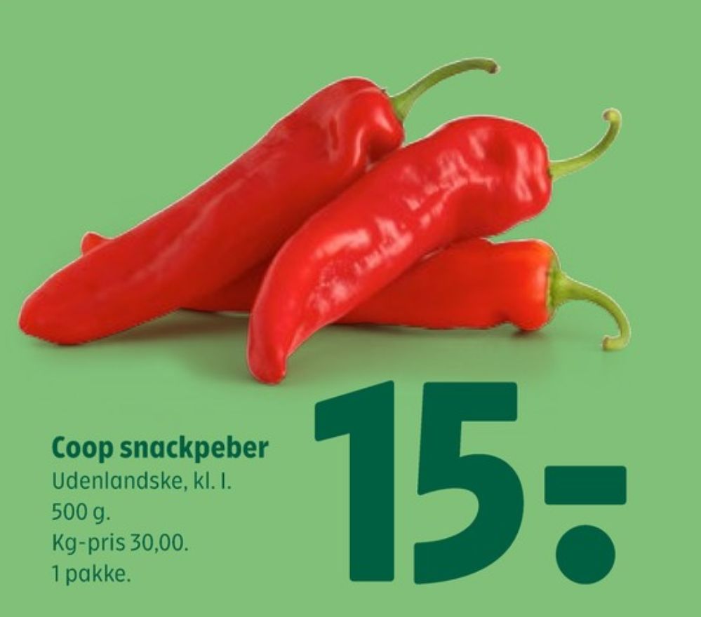 Coop, Peberfrugt