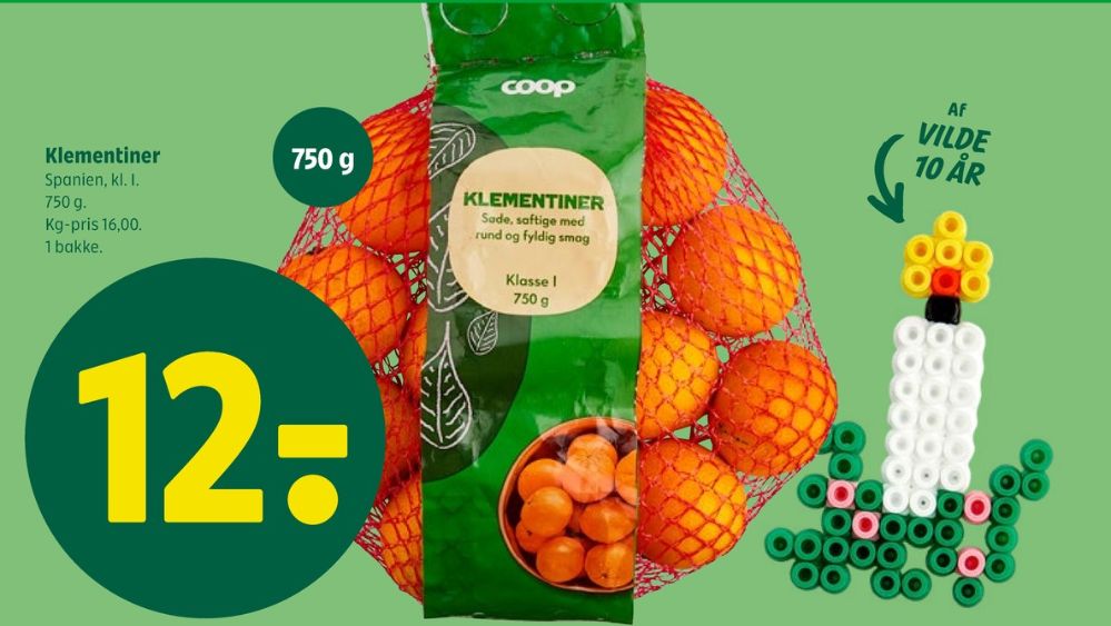 Coop 365, Klementiner