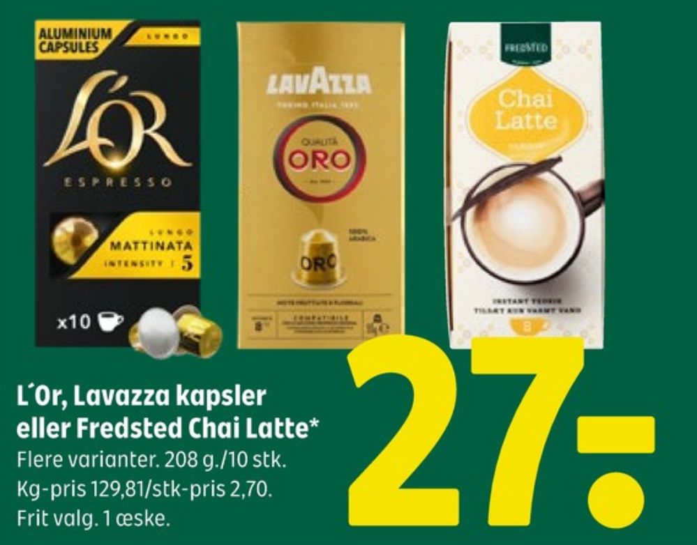 LOR Espresso Lungo Mattinata, Kaffekapsler