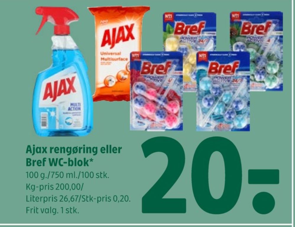 Ajax, Rengøringsservietter