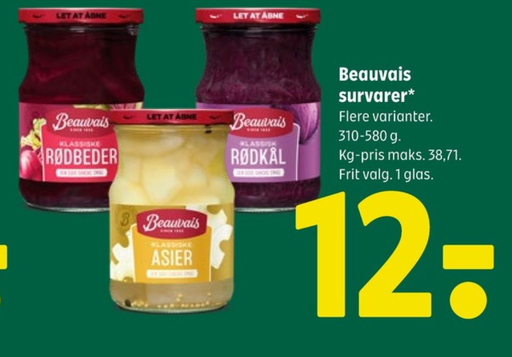 Beauvais, Asier syltet