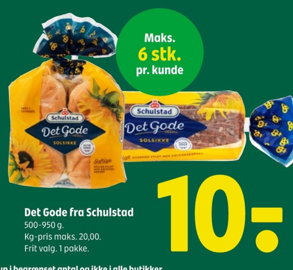 Schulstad Det Gode, Solsikkerugbrød