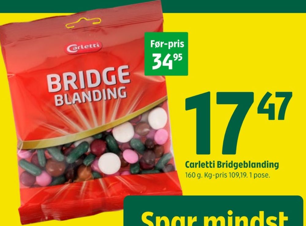 Carletti Bridgeblanding, Dragée