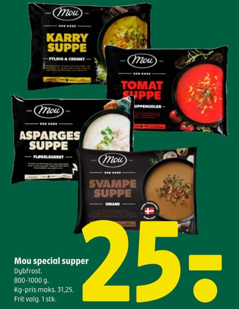 Mou, Aspargessuppe