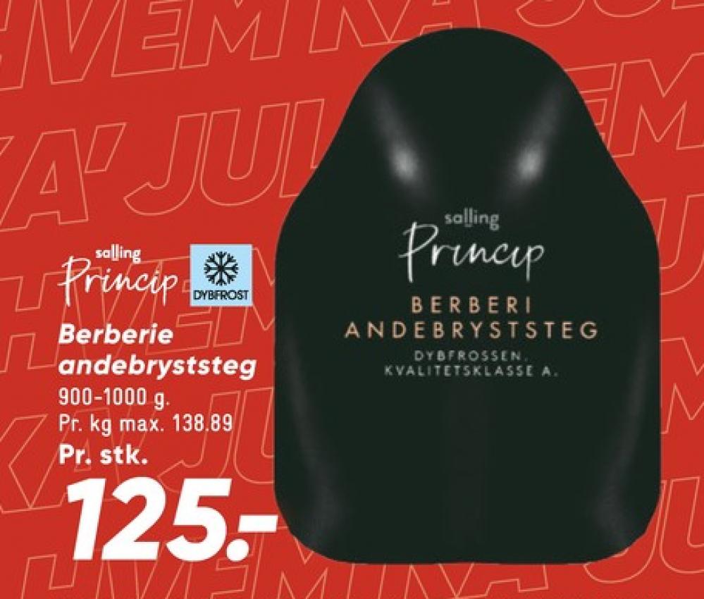 Salling Princip, Andebryststeg