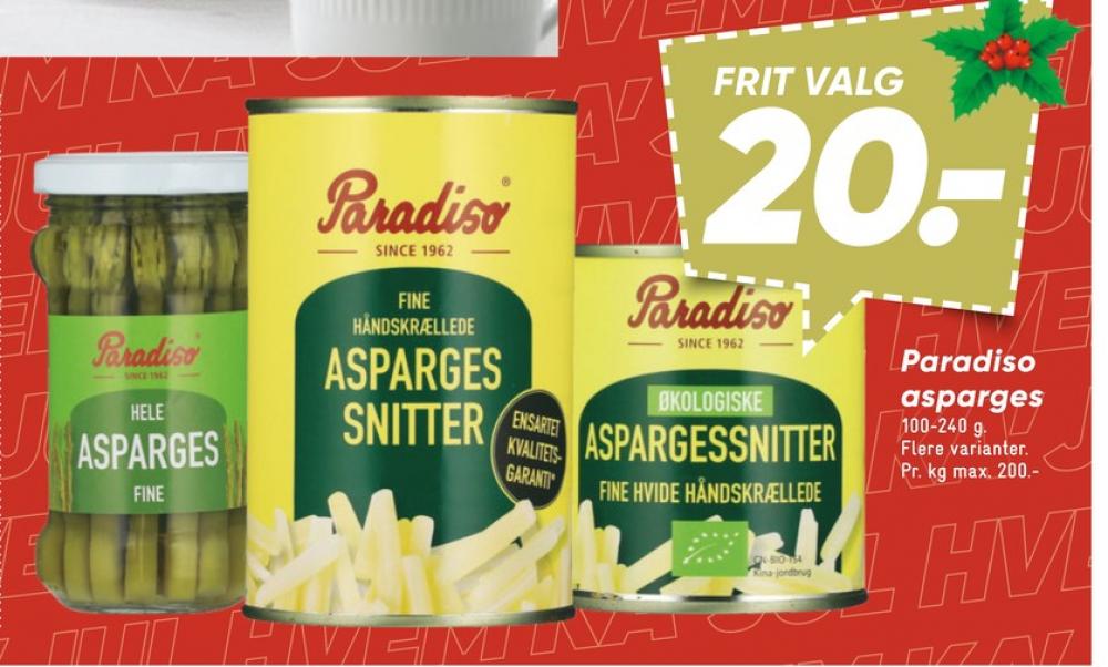 Paradiso, Asparges