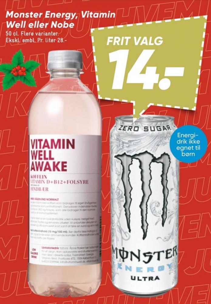 Monster Ultra Energy, Energidrik