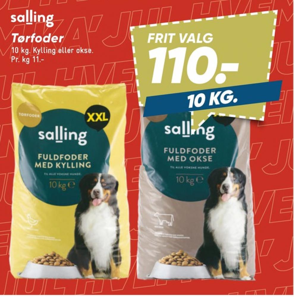 Salling, Hundefoder