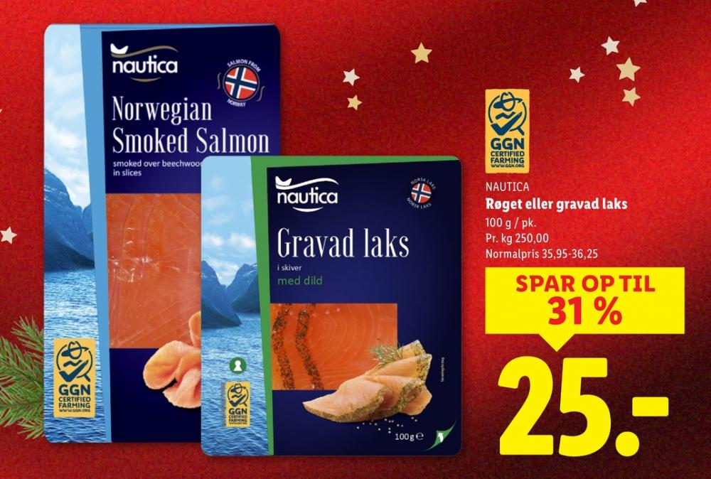 Nautica, Laks i skiver