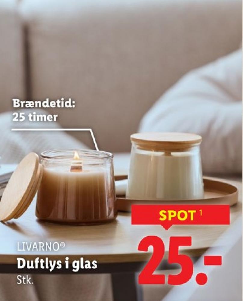 Livarno, Duftlys i glas