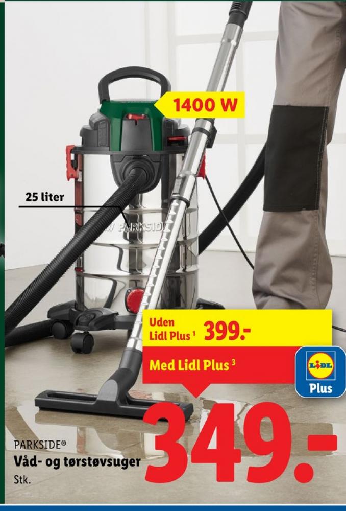 Parkside, Våd-/ tør støvsuger 
