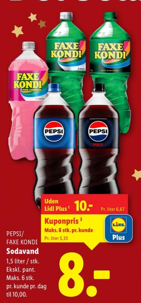 Faxe Kondi 0 Kalorier, Sportssodavand