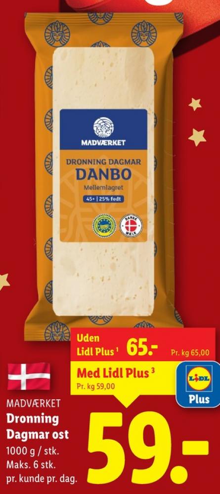 Madværket, Skæreost Dronning Dagmar Danbo