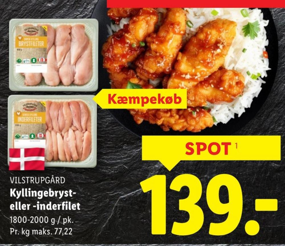 Vilstrupgård, Kyllingebrystfilet