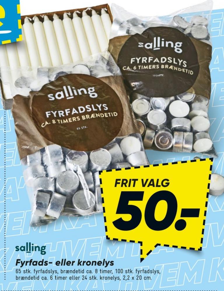 Salling, Fyrfadslys