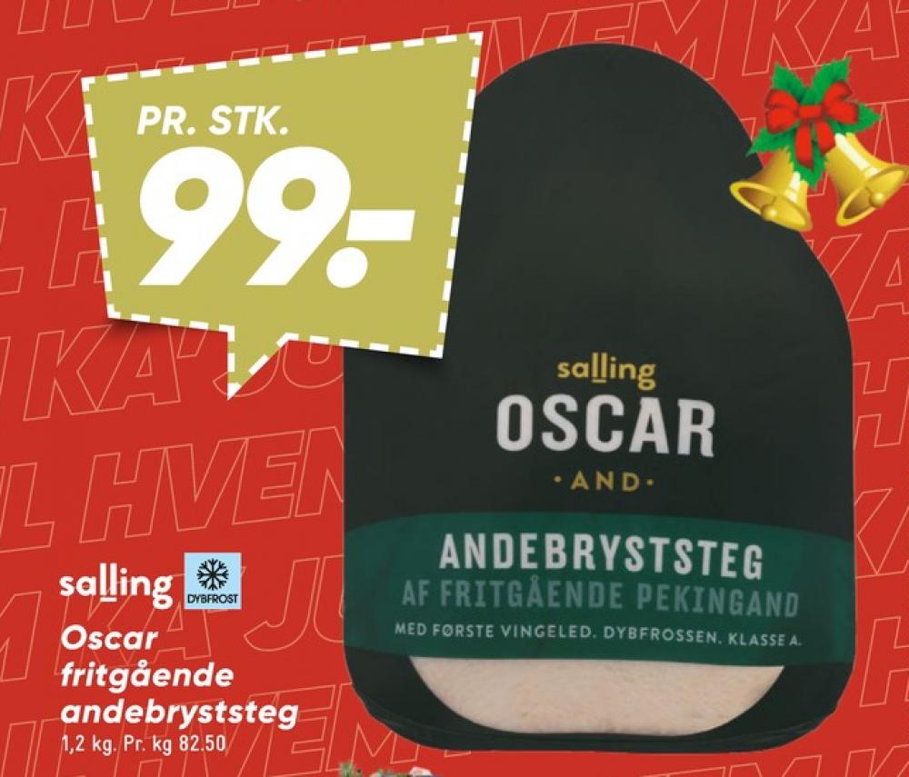Oscar, Andebryststeg