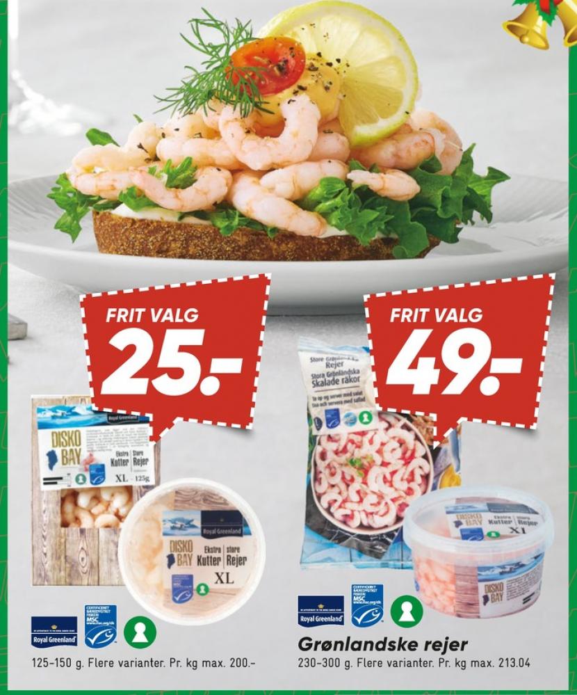 Royal Greenland, Rejer