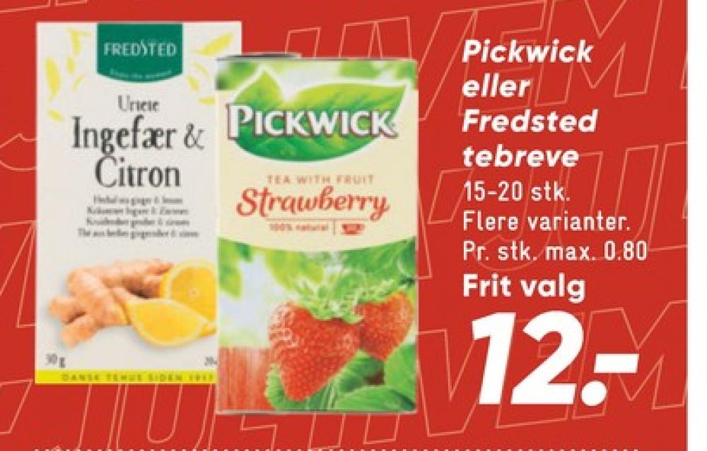 Pickwick, Tebreve