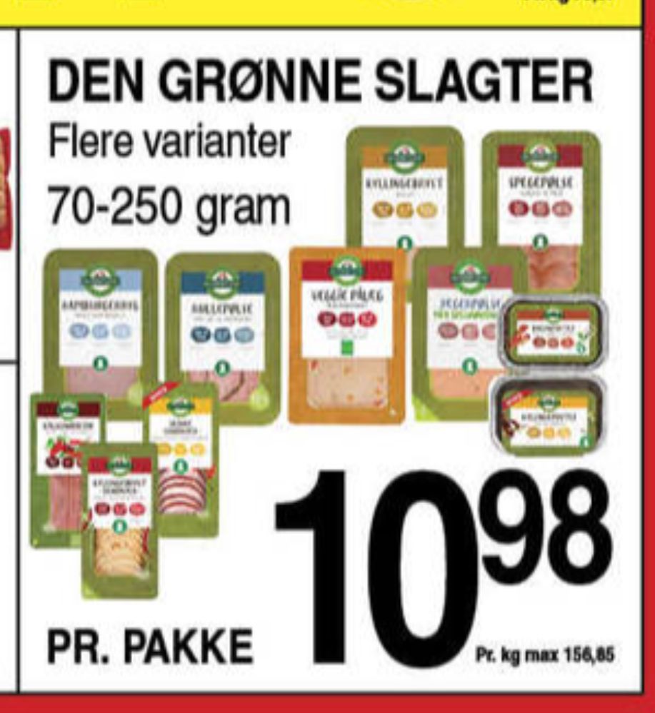 Den Grønne Slagter, Veggiepålæg Peberfrugt