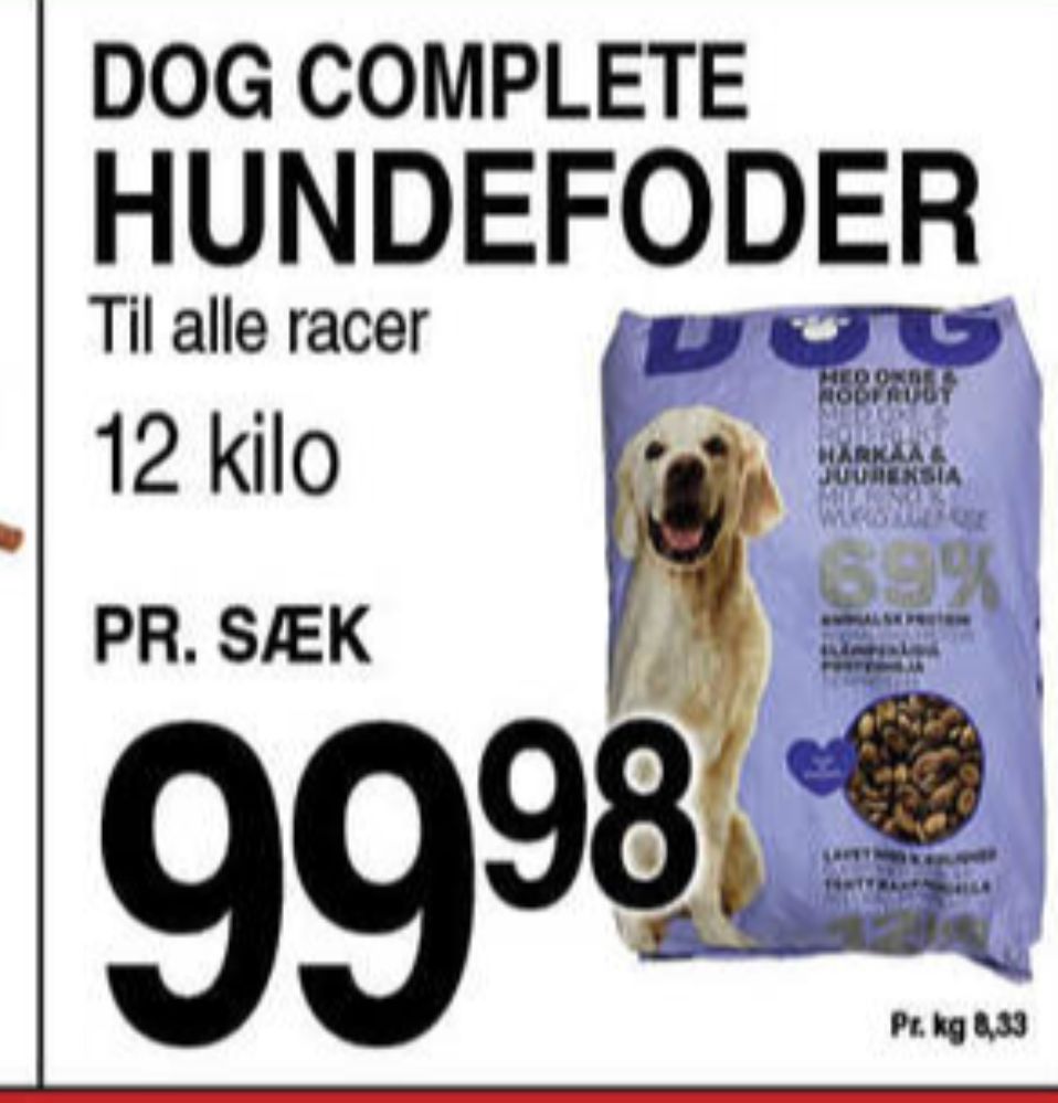 DOG, Hundefoder