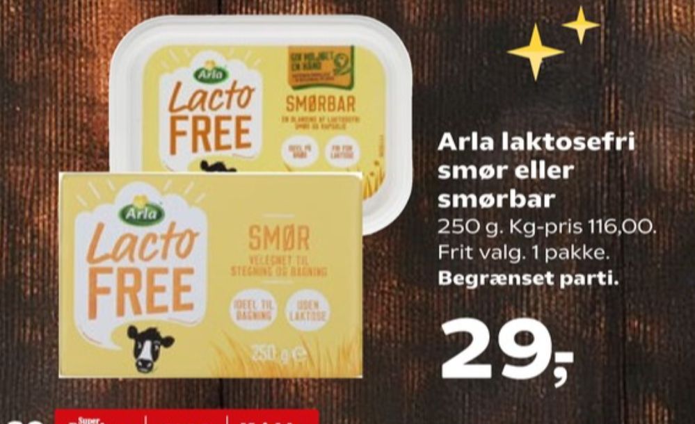 Arla Lacto FREE, Smørbar