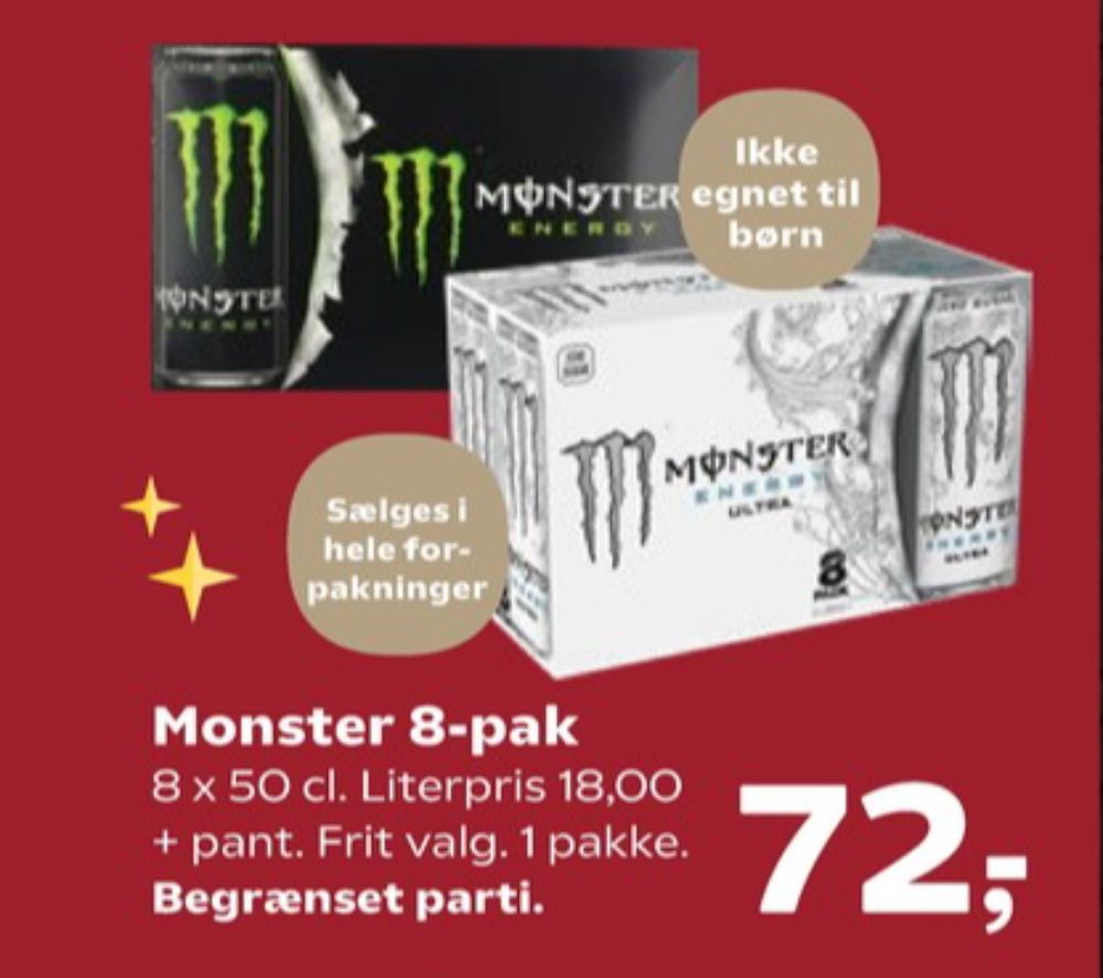 Monster Energy, Energidrik 8 pk.