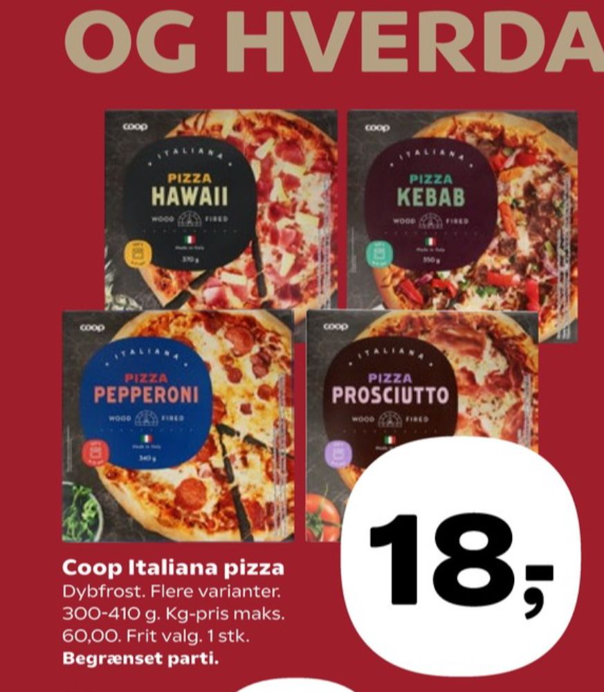 Coop, Pizza Hawaii