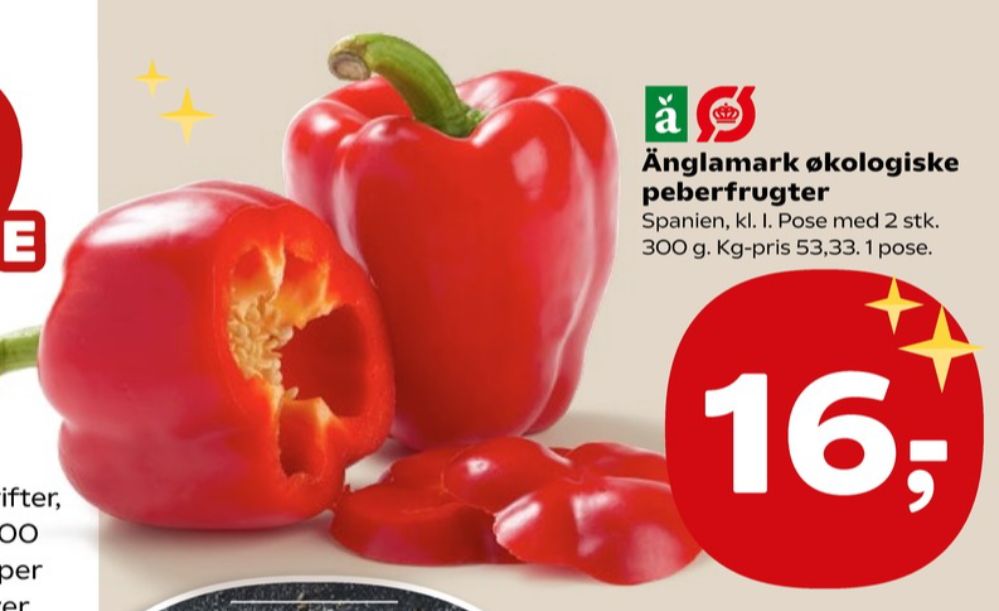 Änglamark, Peberfrugt