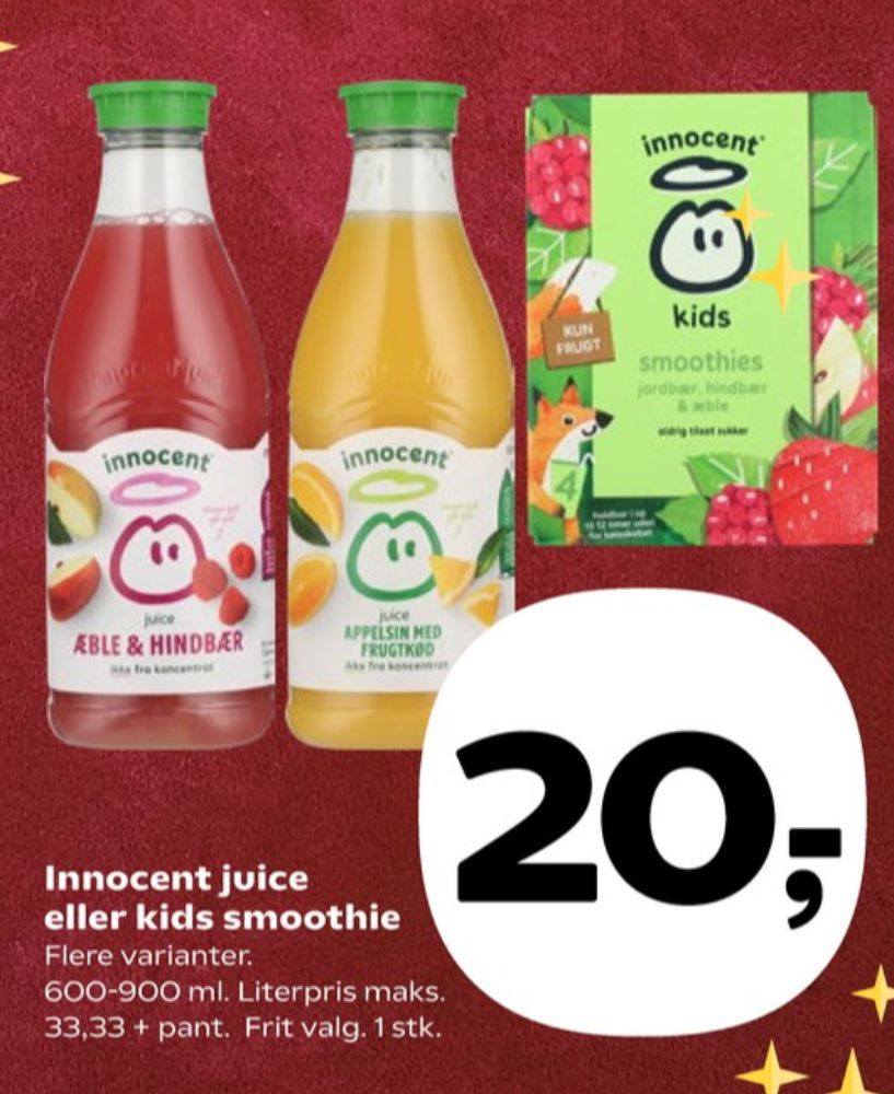innocent, Appelsinjuice med frugtkød