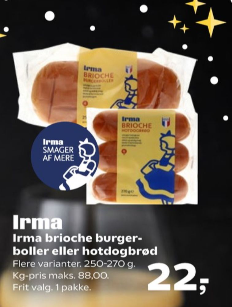Irmas, Brioche Hotdogbrød