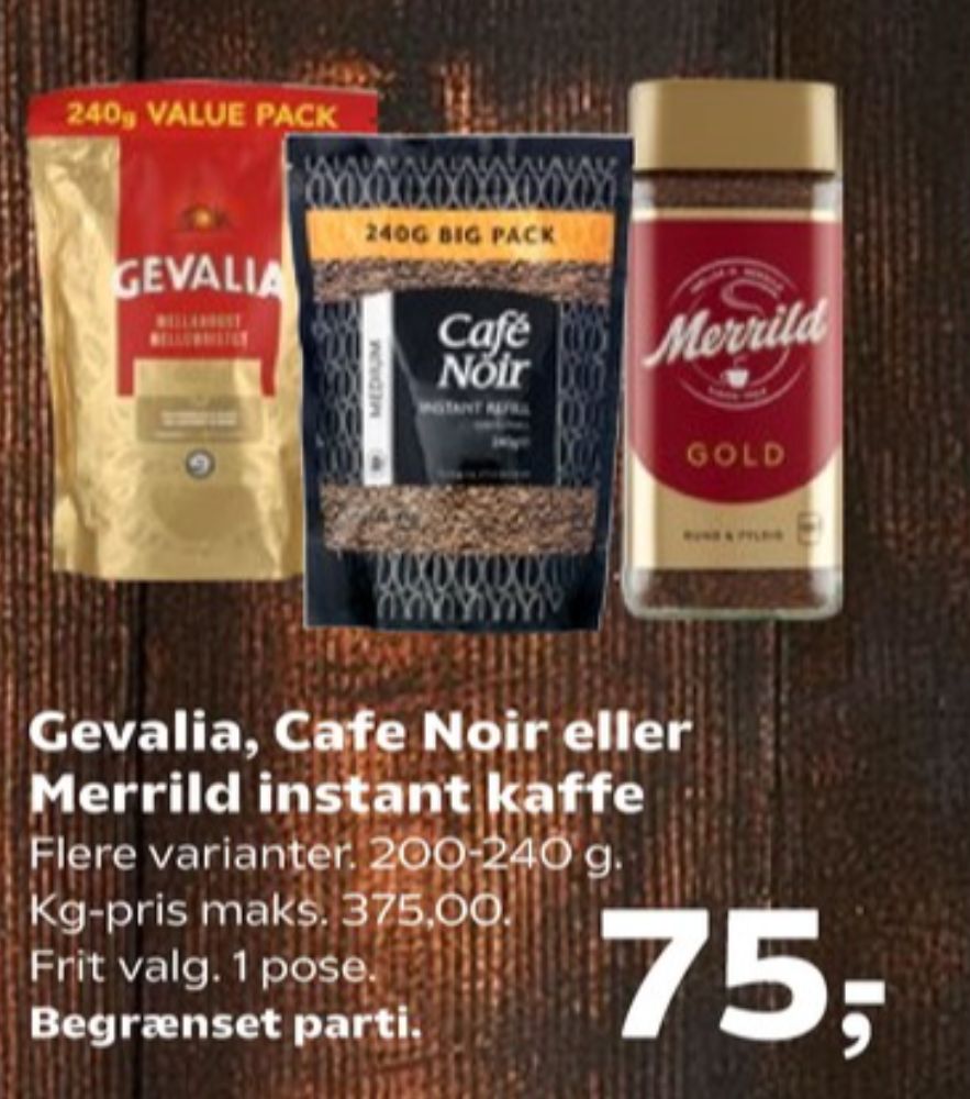 Gevalia Gold, Instant Kaffe