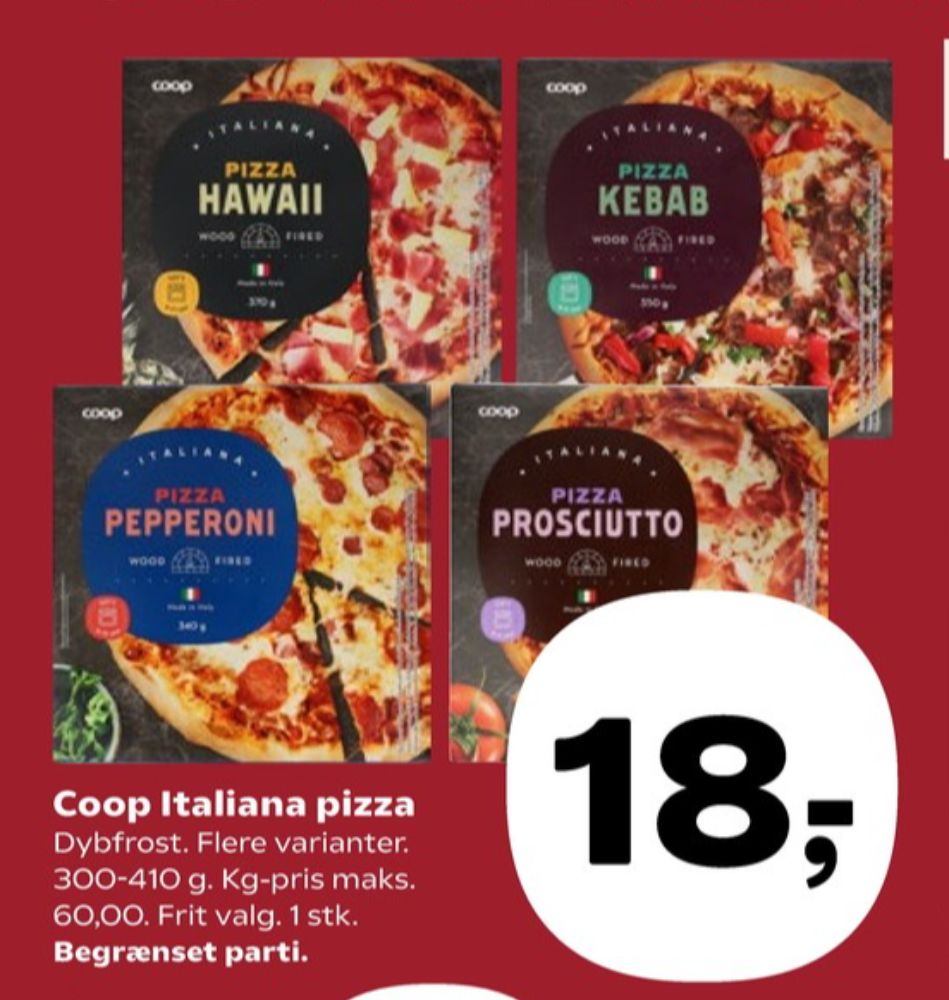 Coop, Pizza Hawaii