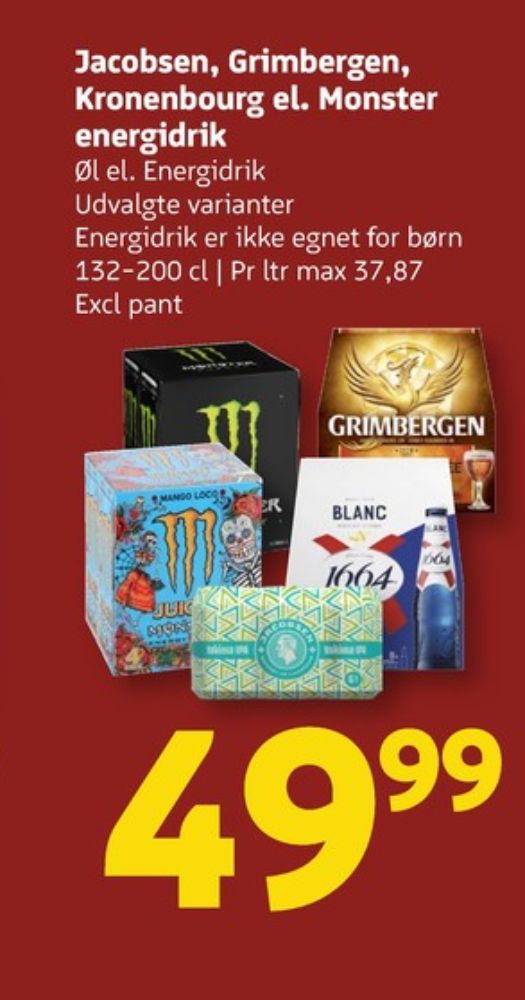 Monster Energy, Energidrik 4 pk.