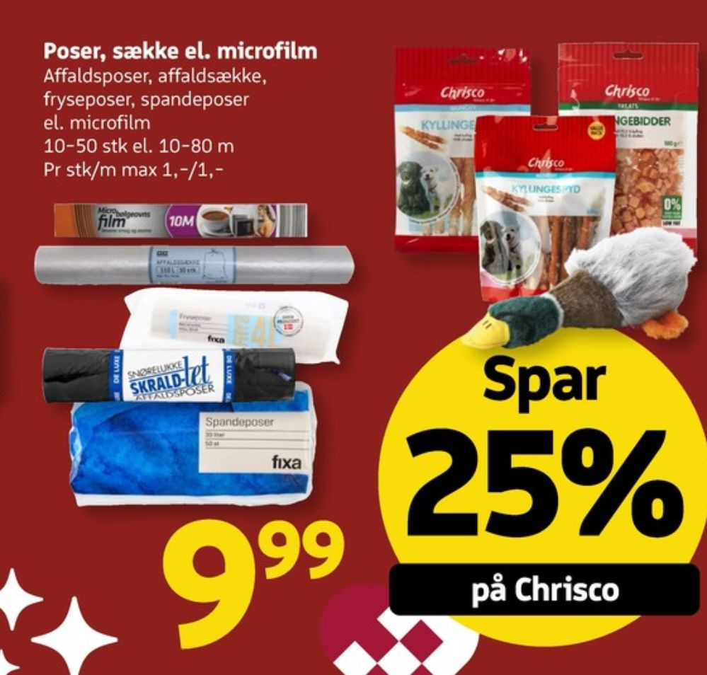 Skrald-let, Affaldsposer