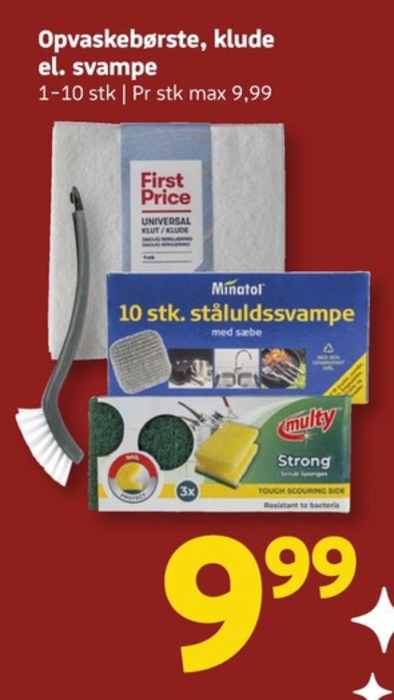 Minatol, Rengøringssvampe