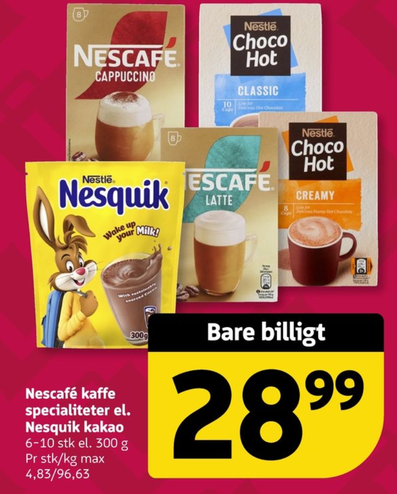 Nescafe, Instant Kaffe Cappuccino