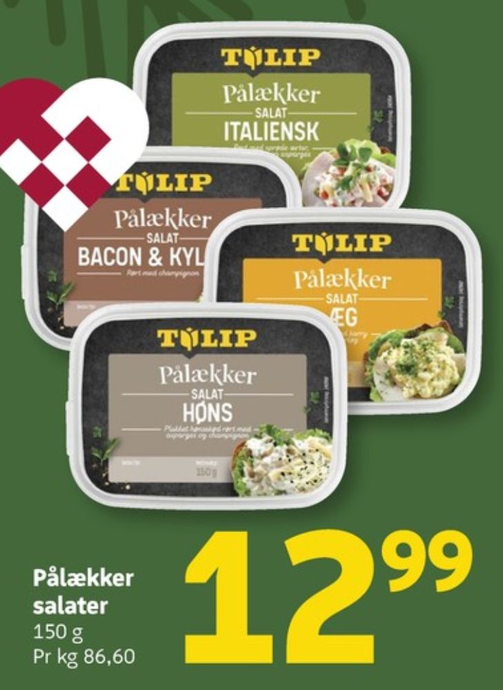 Pålækker, Bacon & Kylling salat