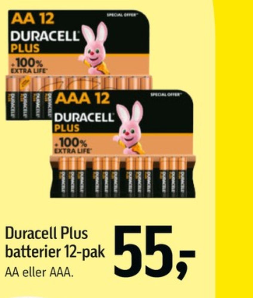 Duracell, Batterier