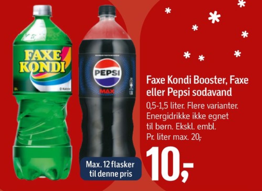 Faxe Kondi Booster Original, Energidrik