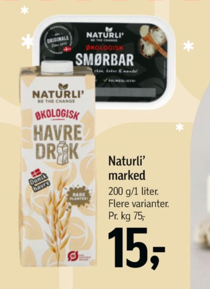 Naturli', Smørbar