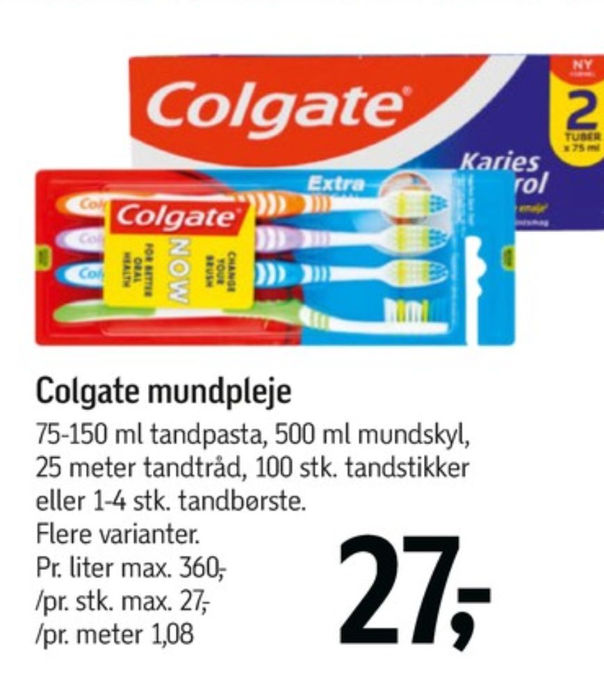 Colgate, Tandstikker