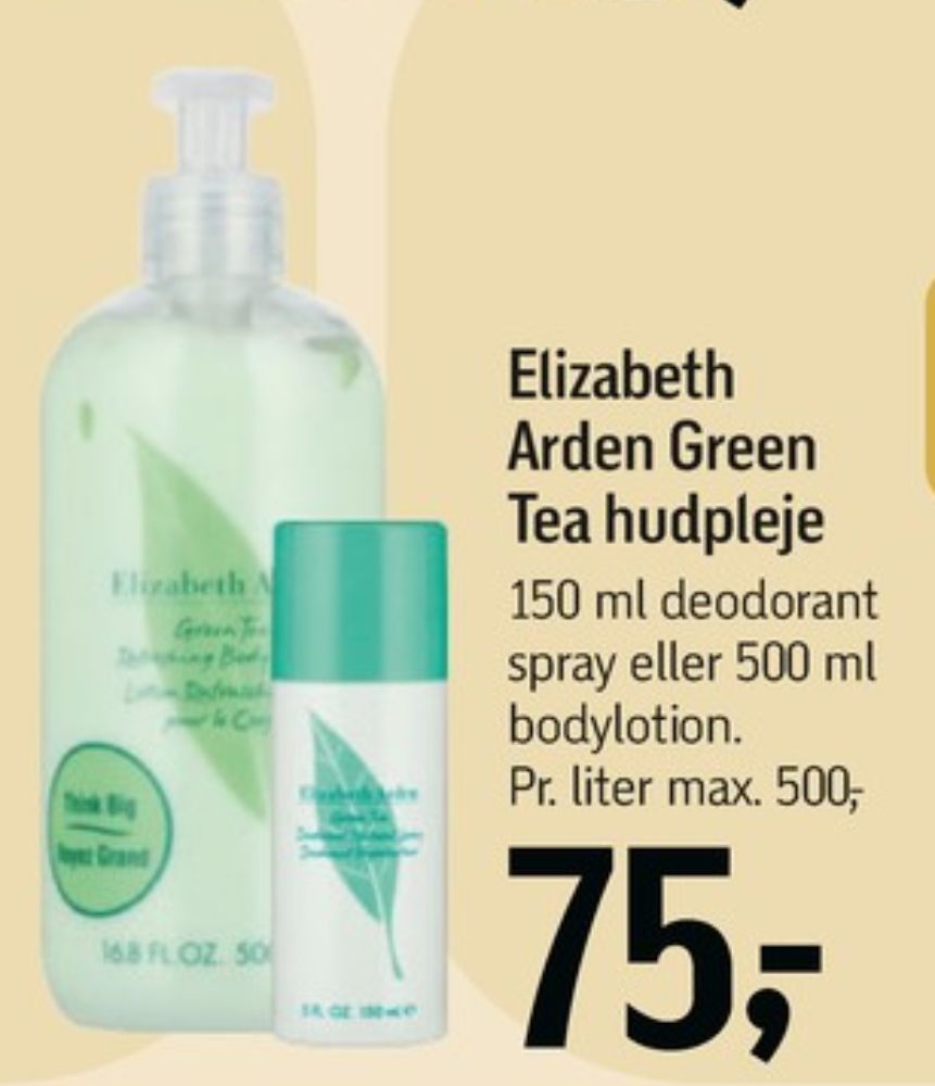 Elizabeth Arden Green Tea, Bodylotion