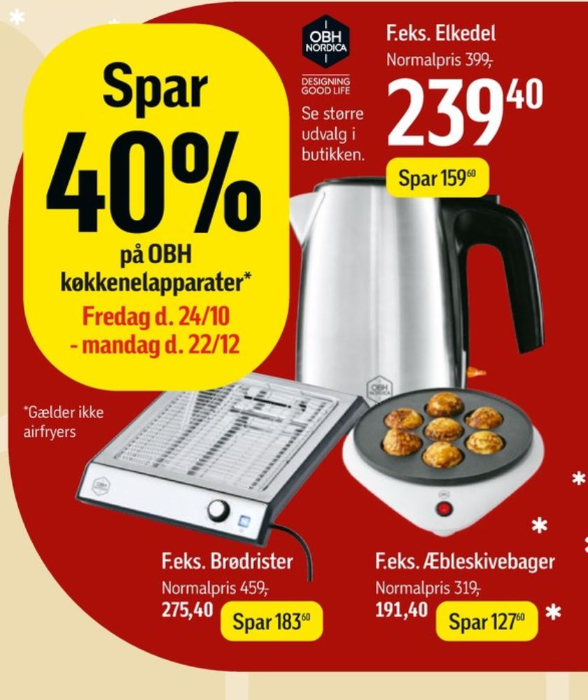 OBH Nordica, Æbleskivebager