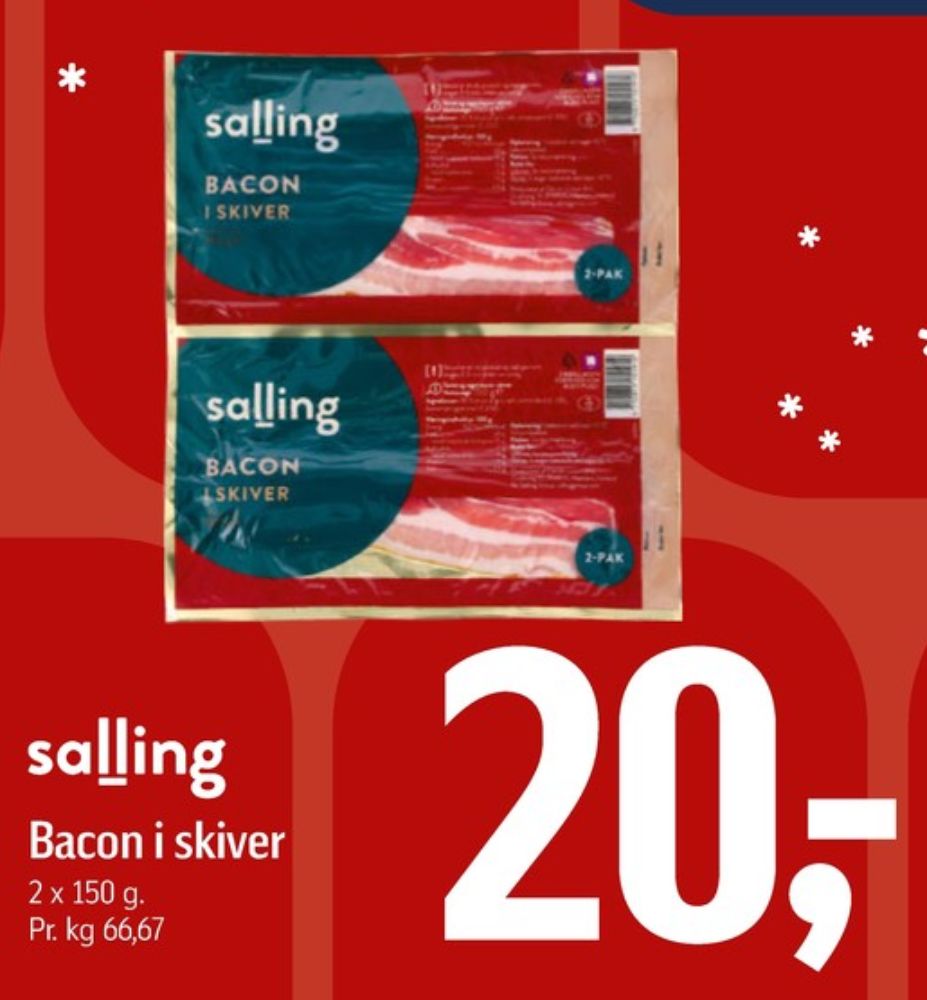 Salling, Baconskiver