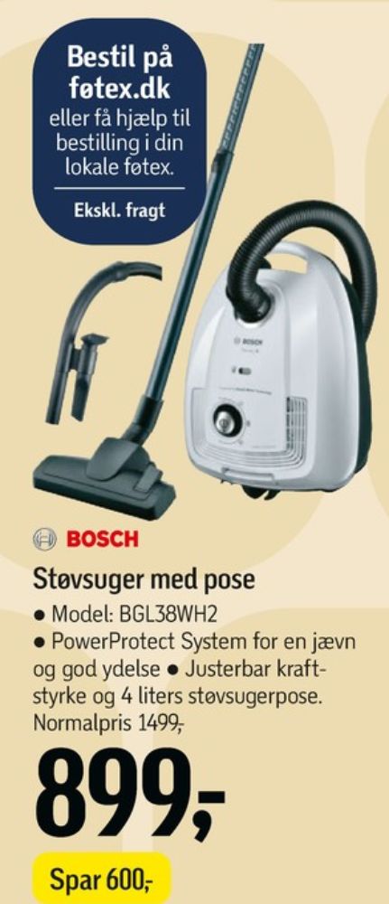 Bosch, Støvsuger