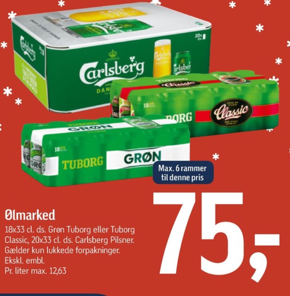 Carlsberg Pilsner, Øl 20 pk.