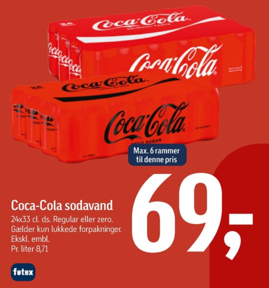 Coca Cola, Cola 24 pk.