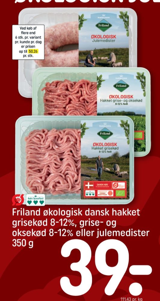 FRILAND Økologi, Medister