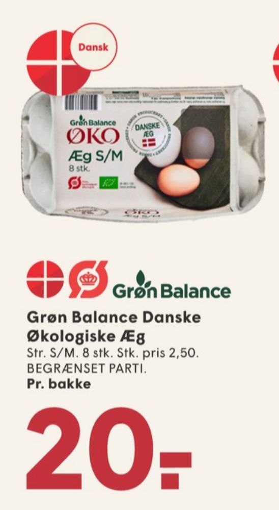 Grøn Balance, Øko Æg S/M