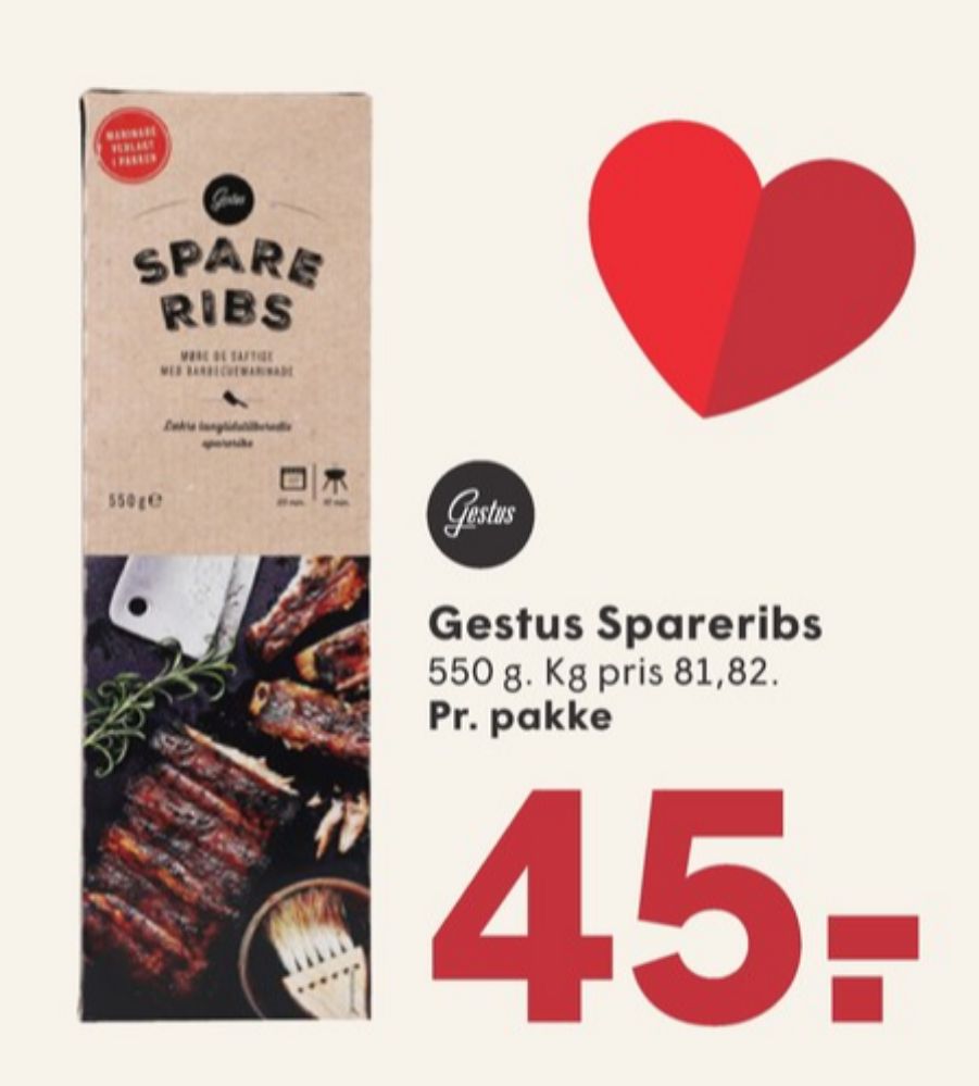 Gestus, Spareribs